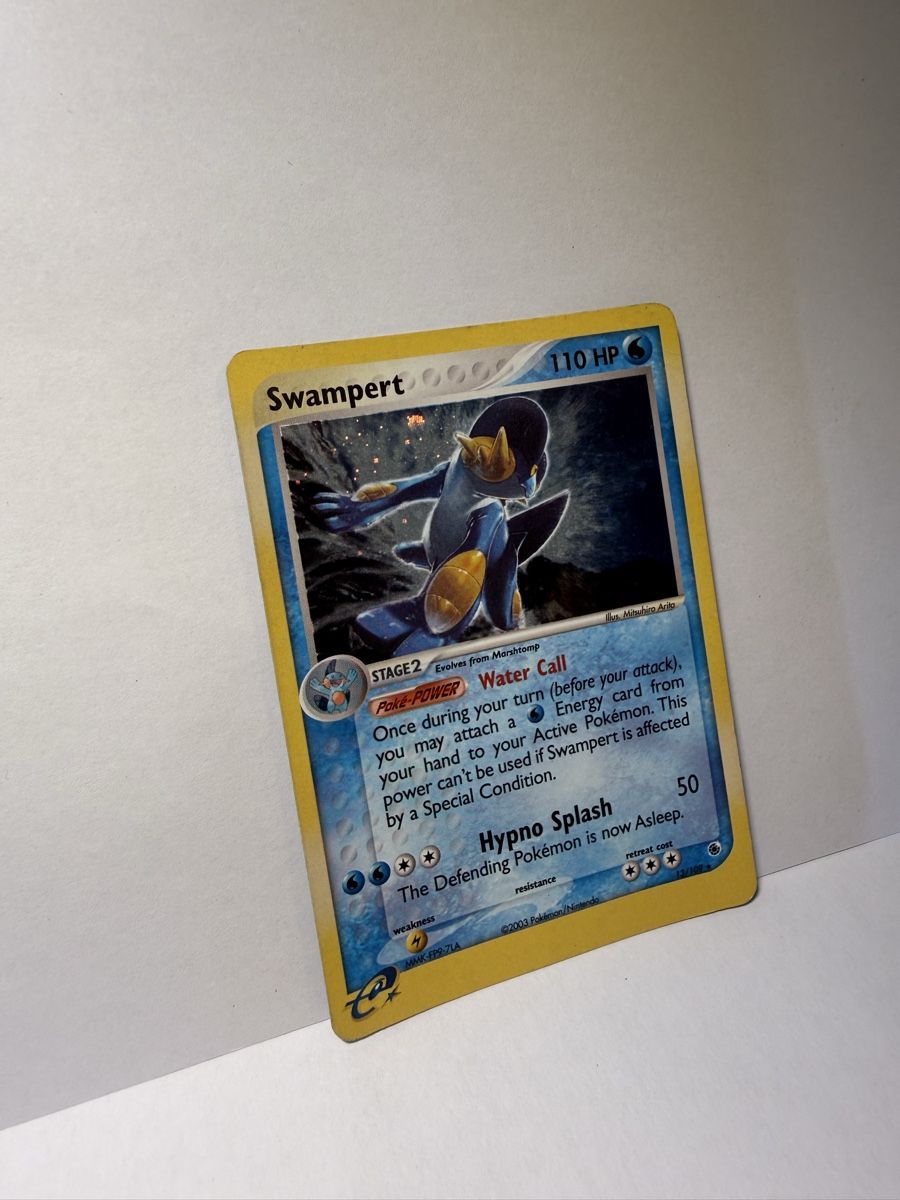 Pokémon Carte collezionabili: Swampert 13/109 Ruby and Sapphire Holo - played – Usato da Lugano venduto da ktm_7jr7 2