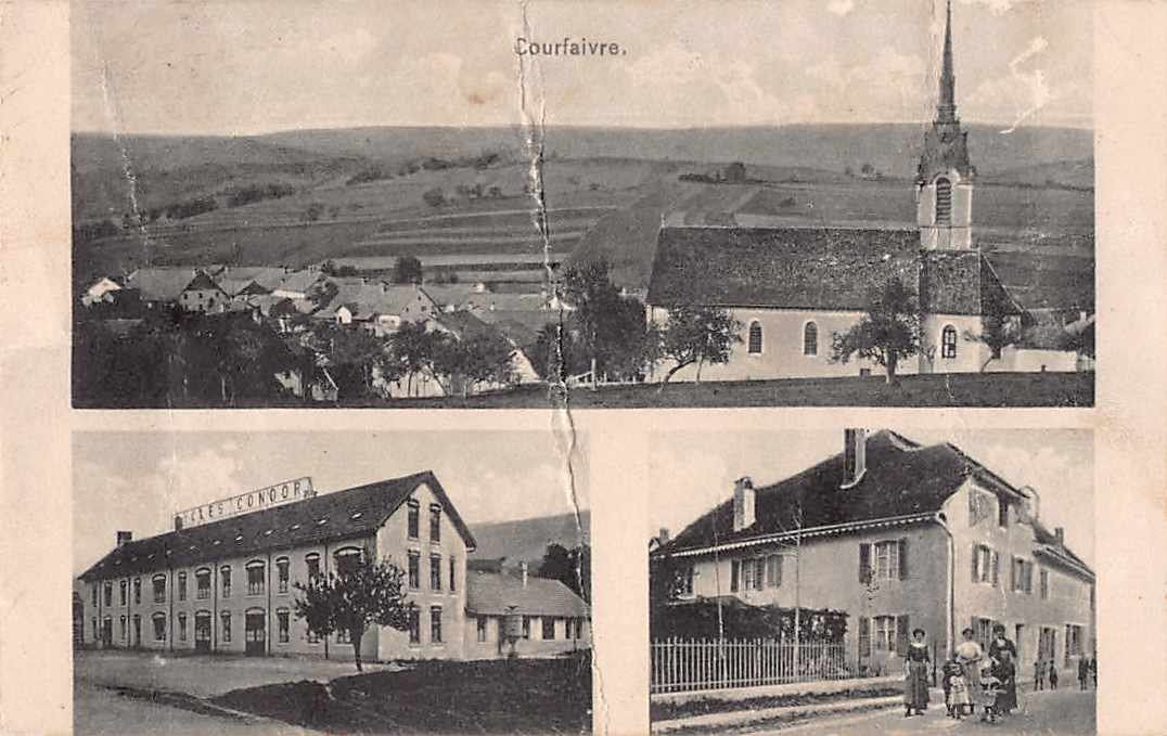 Cartoline postali: Souvenir de COURVAIVRE 1914 – Usato da Winterthur venduto da SchatzchischtliWinti