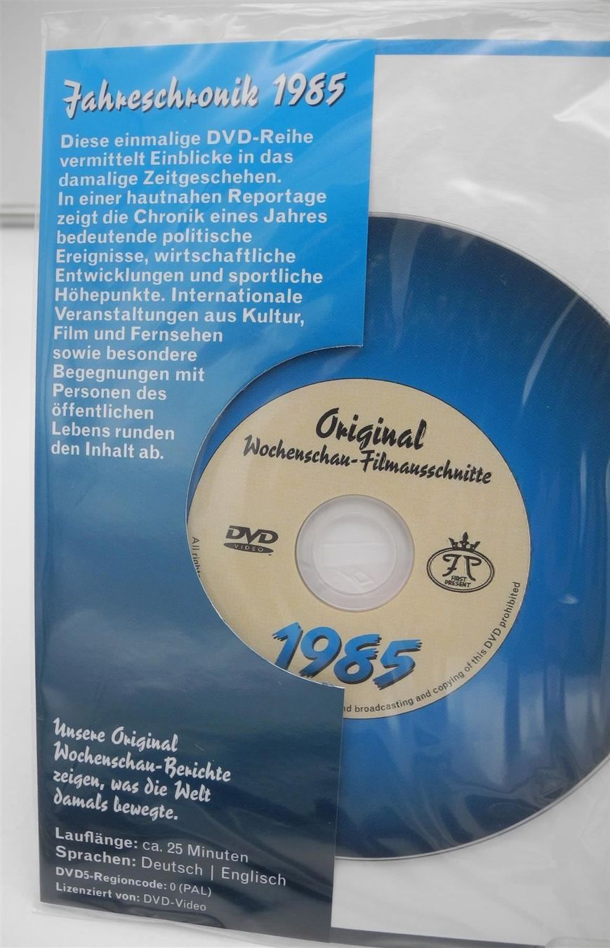 Cartes: Geburtstagskarte mit CD, Jahr 1985 – Neuf avec emballage d'origine à Kottwil par Crazyrolf 2