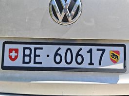 Nummernschild BE60617