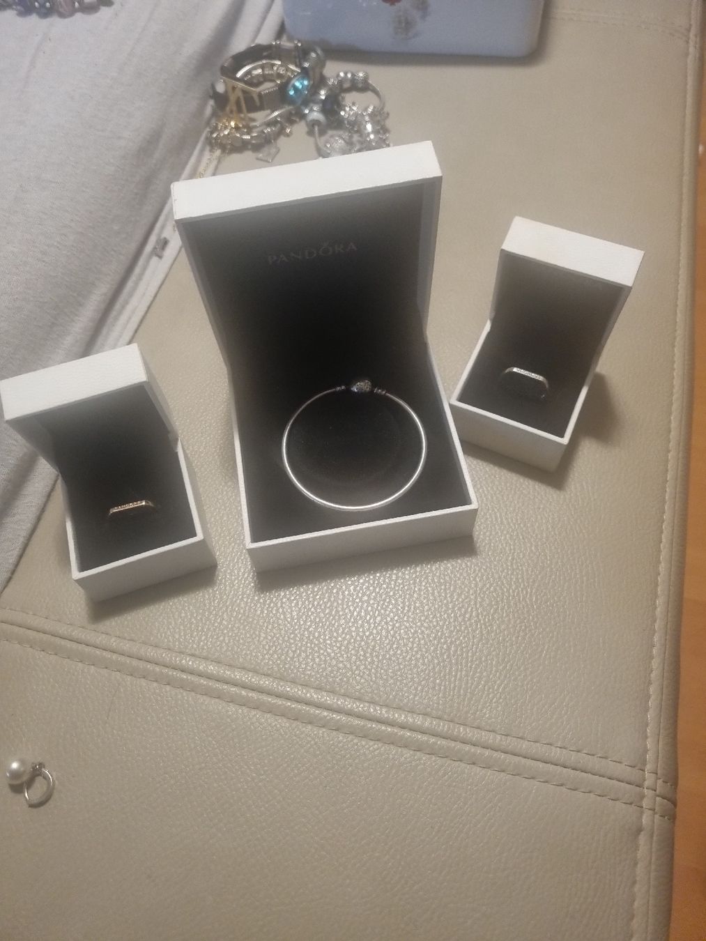 Pandora Altri gioielli: Pandora set ×2 Ringe/Armband – Usato da Pieterlen venduto da Ya0527yl