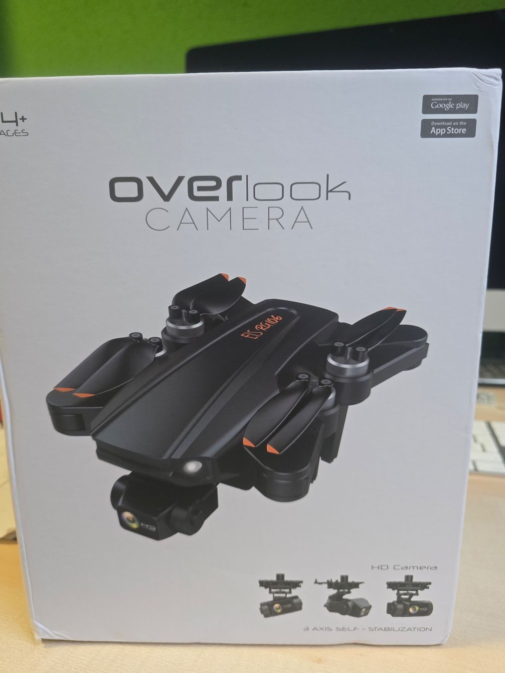 Modellismo RC: Drohne Overlook 3Axis  *** – Nuovo e nell'imballaggio originale da Zürich venduto da Fifa