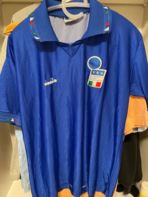 Maillot de football Diadora Italie vintage, Serie A, homme