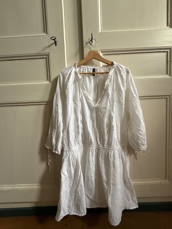 Robe blanche Divided H&M taille XL