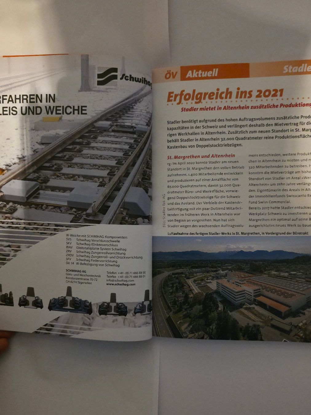 Livres: Bahn-Jahrbuch Schweiz 2021 – D'occasion à Hochdorf par marcosfreizeit 2