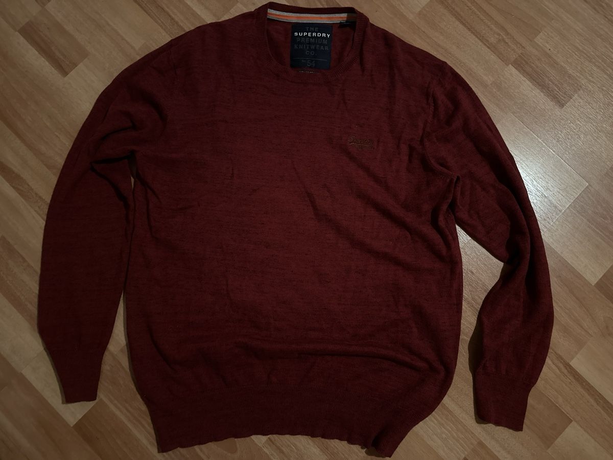 Maglioni & Felpe: Superdry Herren Pullover Gr. XXL, weinrot – Usato da St. Gallen venduto da mai_gd7k