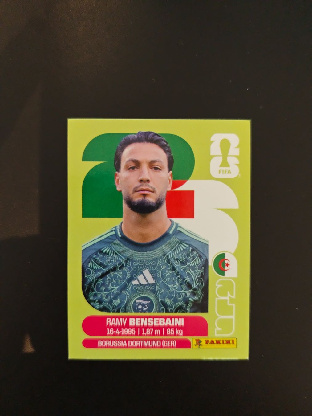 Panini Cartes à collectionner: Panini Sticker ALG3 Ramy Bensebaini Algerien WM 2026 – D'occasion à Wigoltingen par dom_wbc6