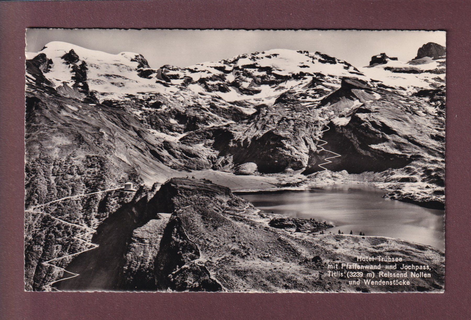 Cartoline postali: Hotel TRÜBSEE - Jochpass – Usato da Pully venduto da nicecards