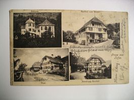 s/wAK  TOFFEN mit POST, BahnSTempel Toffen