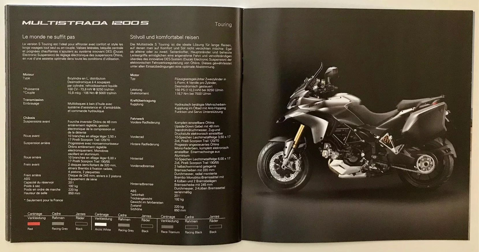 Ducati Dokumente: Ducati Prospekt Gesamtprogramm 2012 – Gebraucht aus Strengelbach von Omobono 8