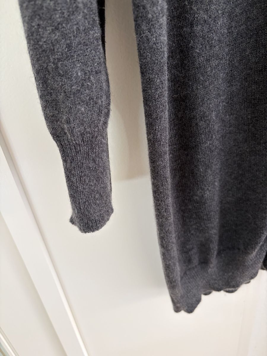 FTC Giacche: FTC Cashmere Longjacke mit Fransen dunkelgrau – Nuovo (secondo la descrizione) da Luzern venduto da Chiara.Studer.9 2