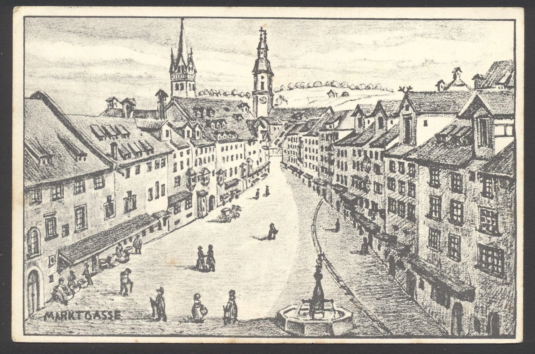 Cartes postales: PK Alt St. Gallen - Marktgasse – D'occasion à Siebnen par Fstaehli