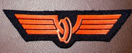 V975B - Patch SBB Doppel Flügelrad Rot Uniform SBB CFF FFS