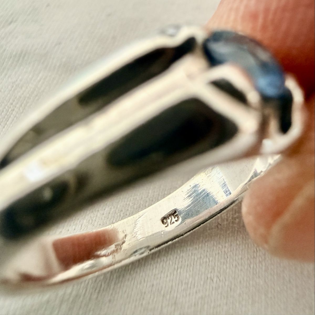Ringe: Bague en argent - Saphir de Ceylan – Gebraucht aus Marly von Nor_al3 5