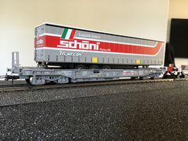 ROCO SBB SCHÖNI TRANSPORTWAGEN H0 WECHSELSTROM