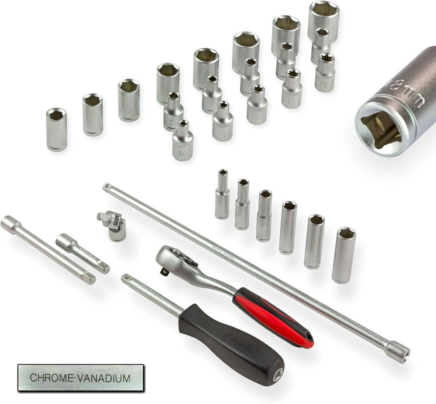 Tous les outils: Steckschlüssel Ratschen Satz 85tlg – Neuf avec emballage d'origine à Bottighofen par zaap 1