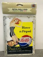 Blechschild-PEPSI-COLA-HAVE A PEPSI PINUP-30x40cm