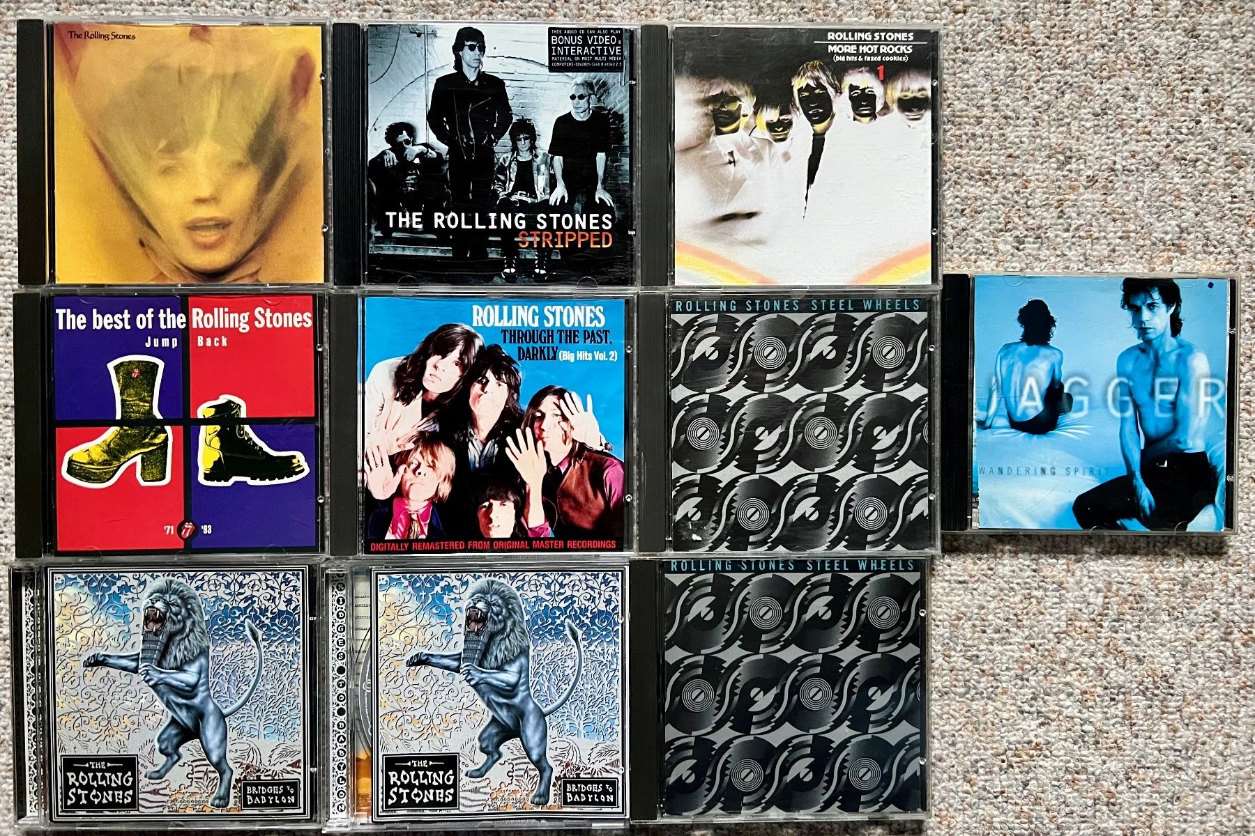 CD: ROLLING STONES SAMMLUNG .... + 1 x JAGGER 10 CDs TOP ZUSTAND – Usato da Unterseen venduto da bongmarley