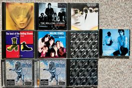 ROLLING STONES SAMMLUNG .... + 1 x JAGGER 10 CDs TOP ZUSTAND