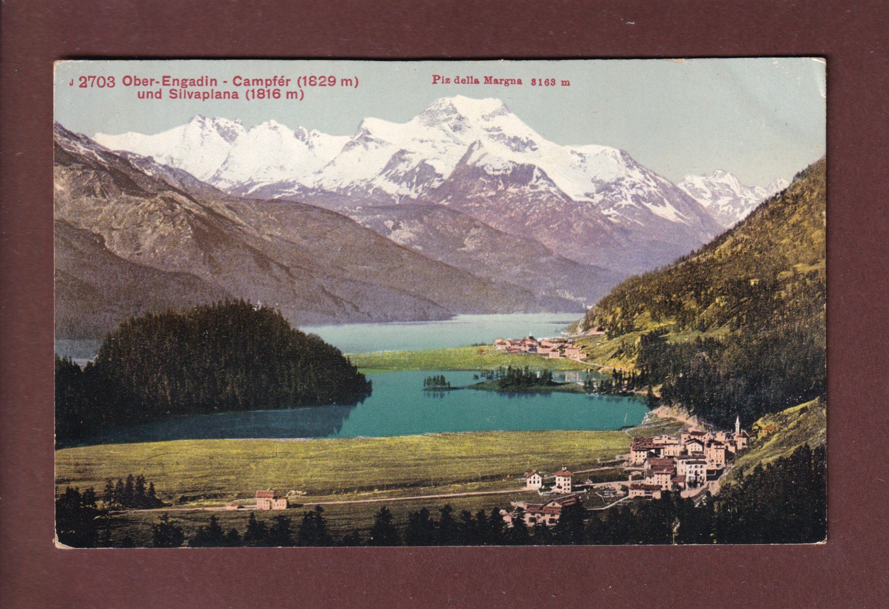 Cartoline postali: CAMPFER und Silvaplana – Usato da Pully venduto da nicecards