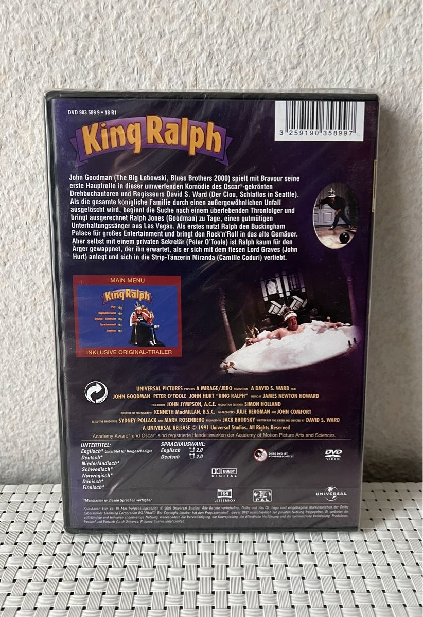 Tutti i DVDs: King Ralph - DVD (NEU) – Nuovo e nell'imballaggio originale da Flawil venduto da NiceT 1