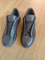 Dark Brown Boggi Milano Essence Leather Trainers Size 44 EU