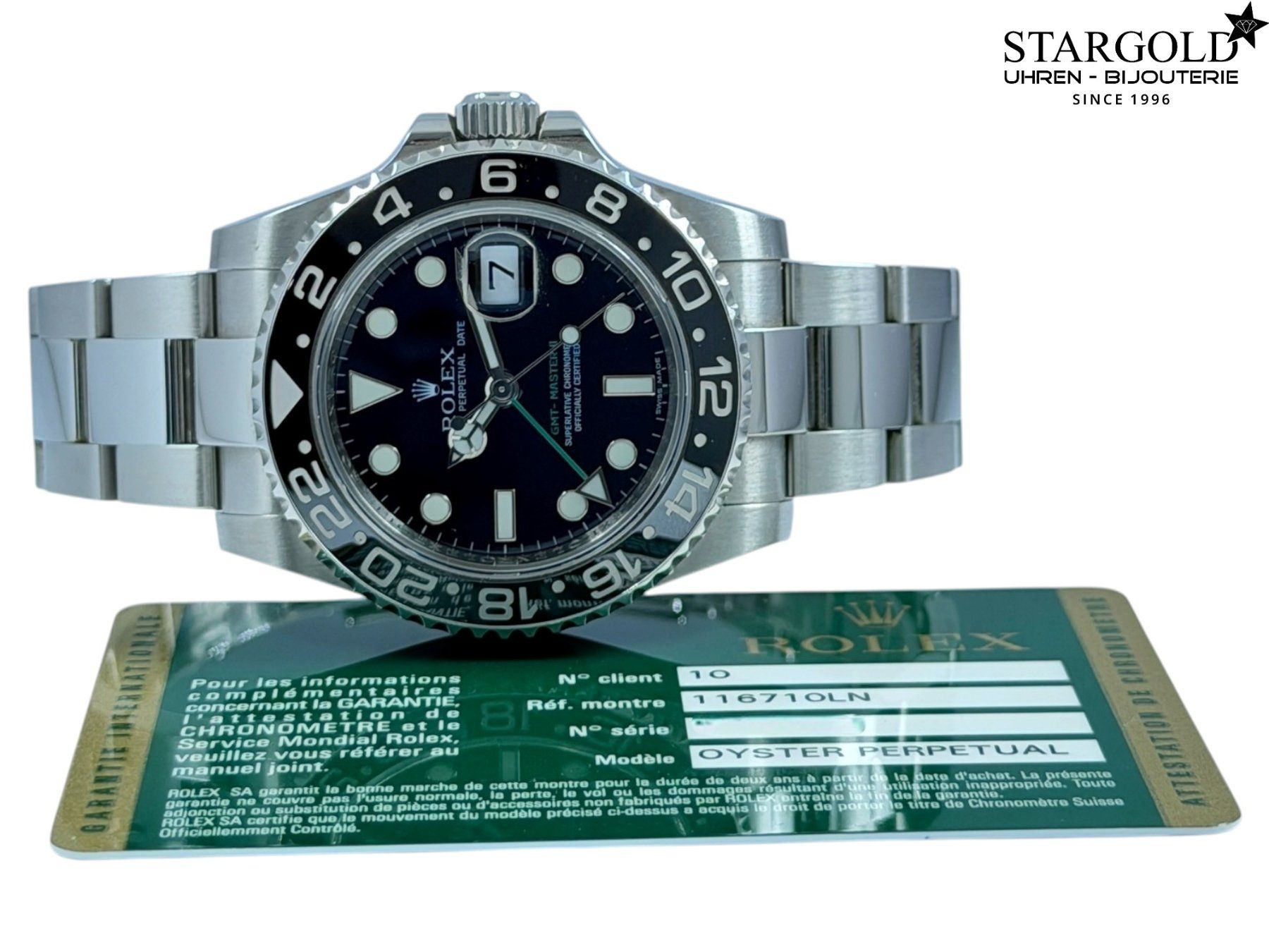 Rolex Orologi: Rolex GMT Master II - 116710LN – Usato da Zürich venduto da Stargold-Uhren 1