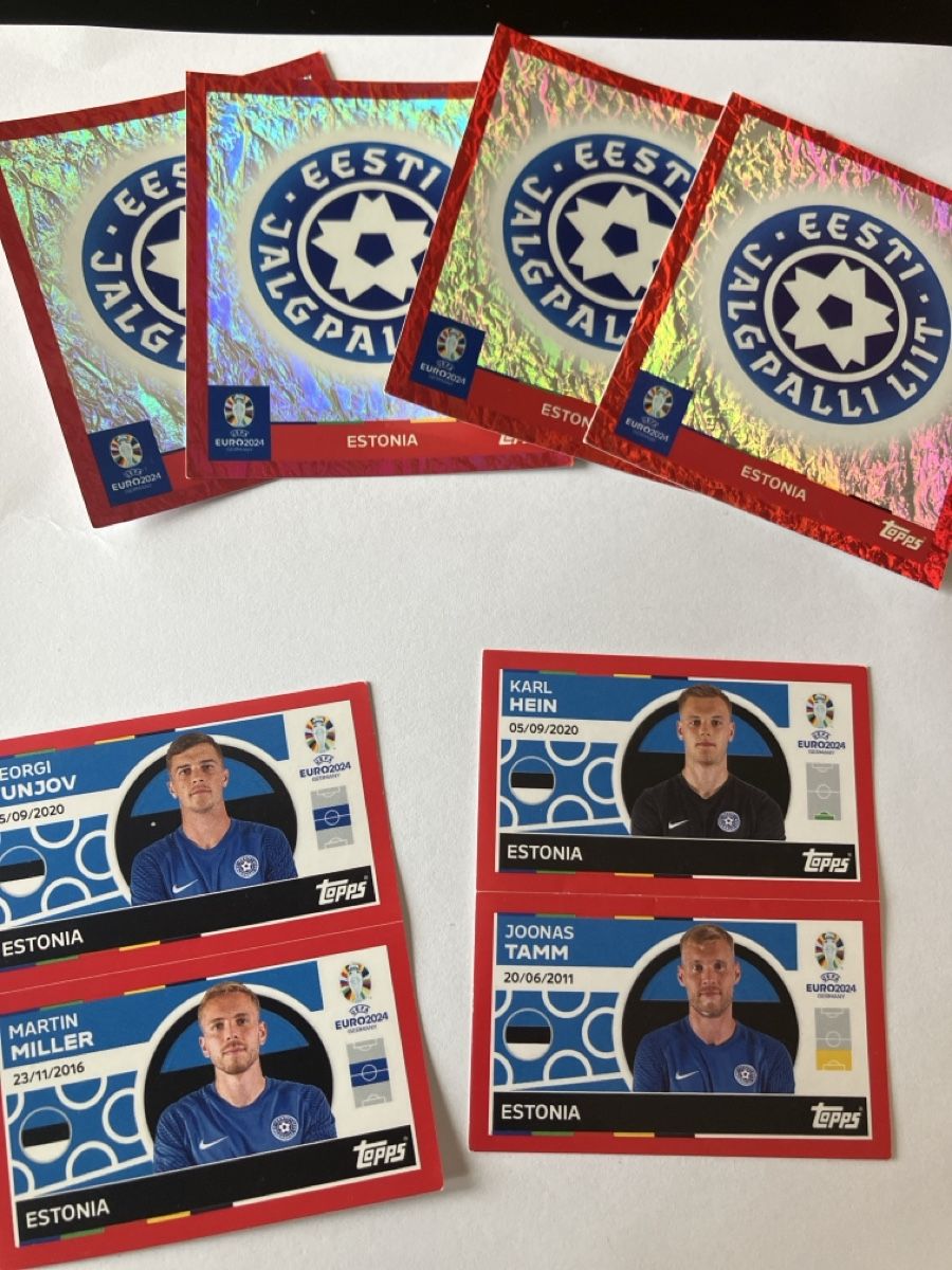 Topps Carte collezionabili: Topps Euro 2024 Estonia – Usato da Bülach venduto da gmeli84