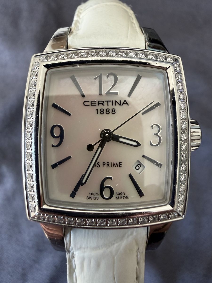 Certina Uhren: Certina DS Prima Square Pearl - 58 Brillianten – Gebraucht aus Gebenstorf von normen78 2