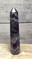 Chevron Amethyst Obelisk E 290g