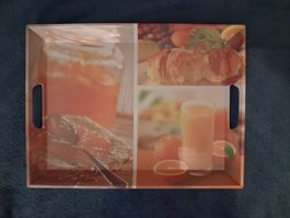 Plateau repas motif "breakfast"