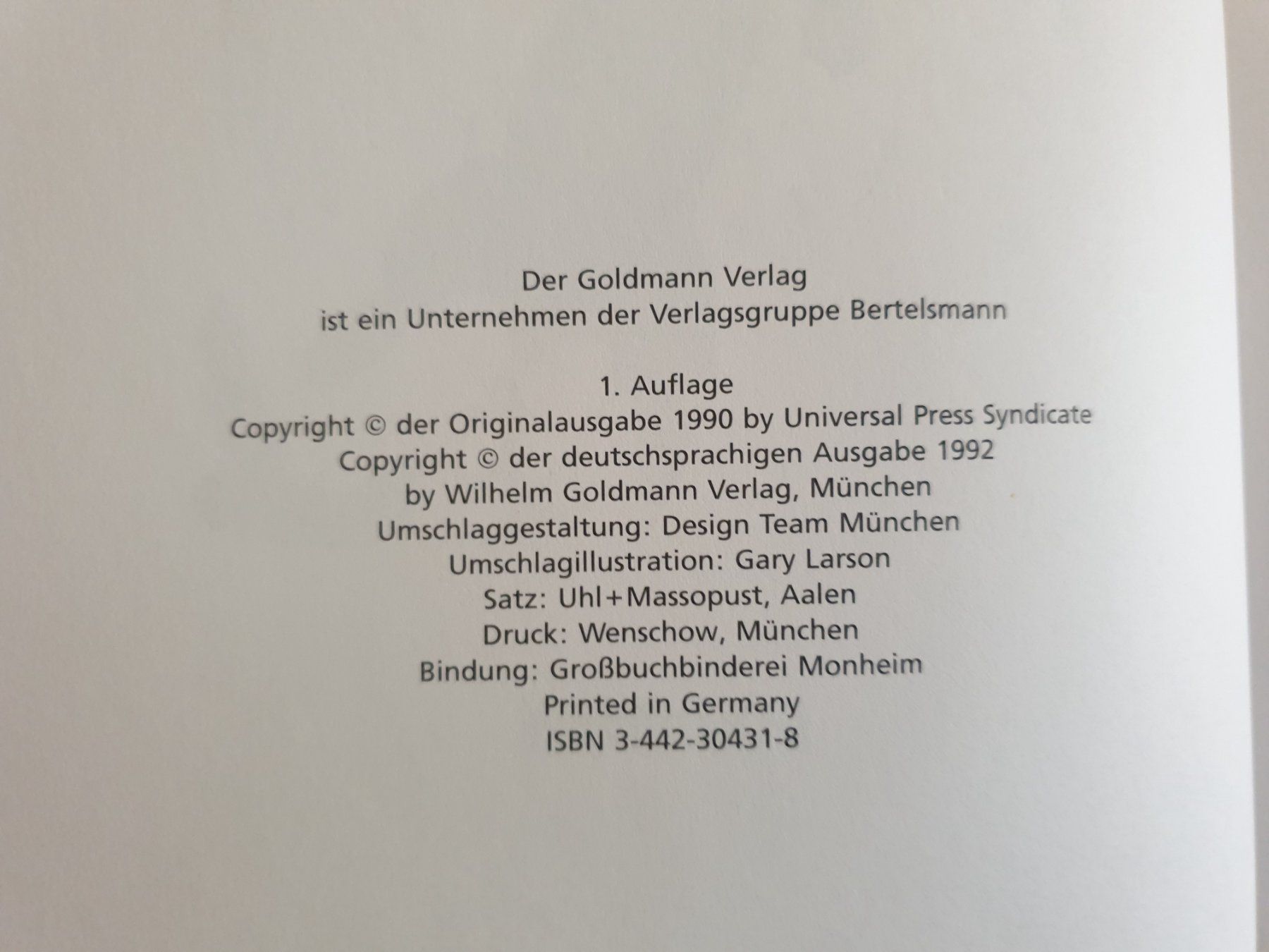 Bücher: 2 Bücher Gary Larson - Cartoons – Neu (gemäss Beschreibung) aus Tuggen von Mviola2 2