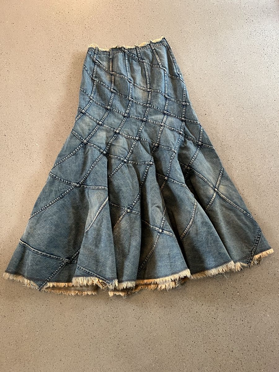 Comme Des Garcons Gonne: Junya Watanabe Comme des Garcons Denim Skirt – Usato da Beinwil am See venduto da isole 2