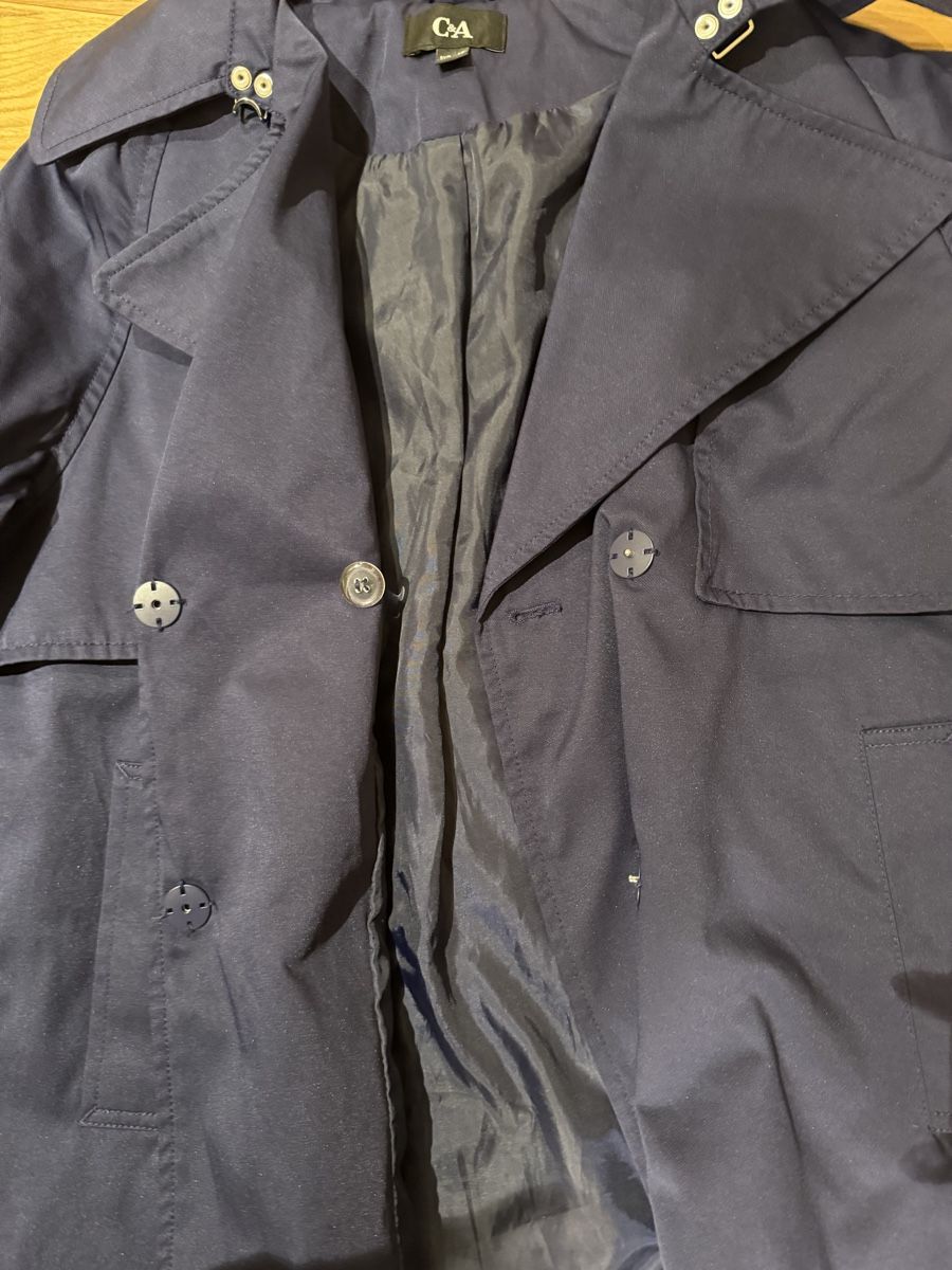 C&A Giacche: Mantel-Jacke Dunkelblau – Usato da Schaan venduto da kri_tsw8 2