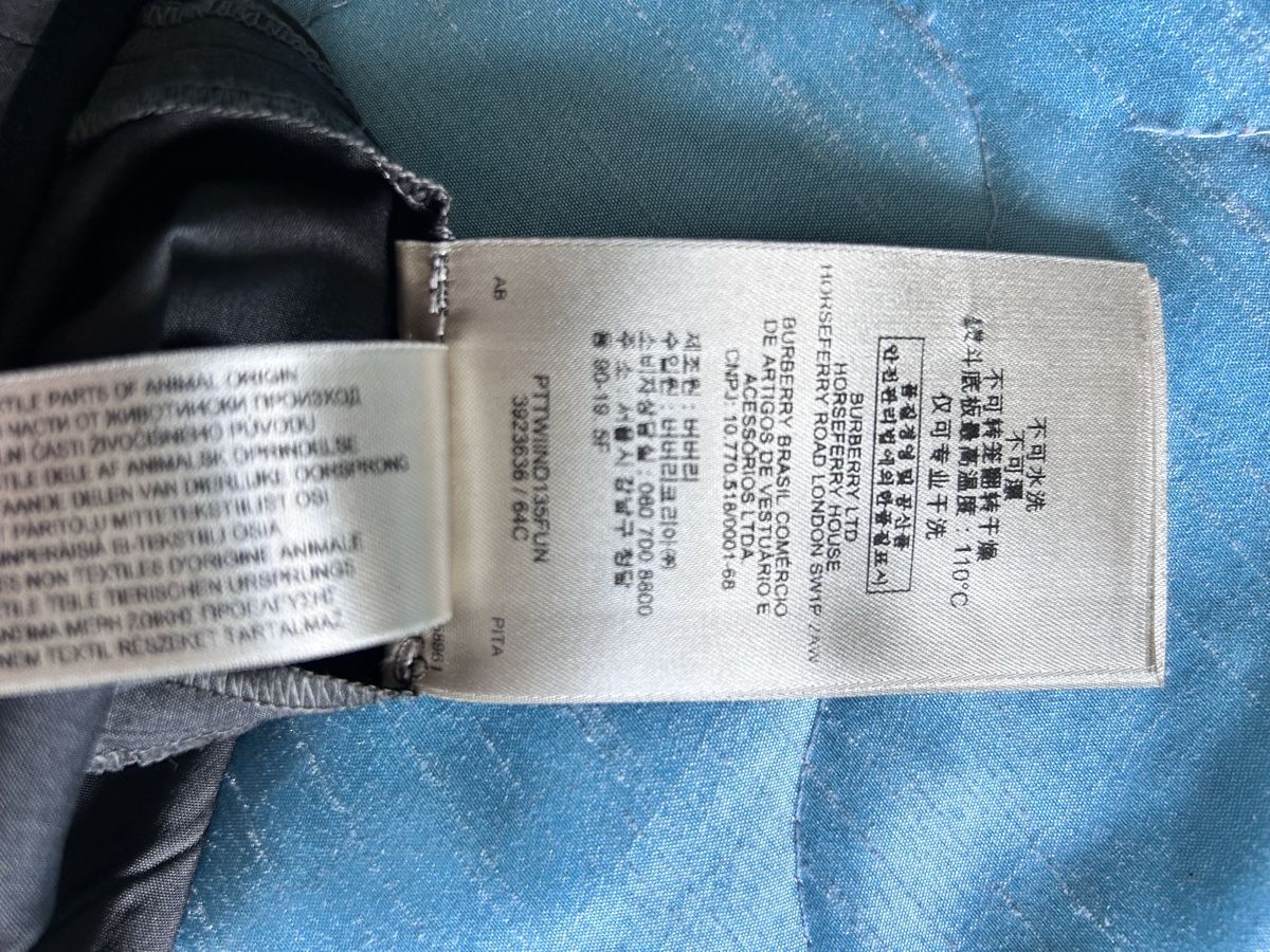 Pantaloni: Burberry London Grey Wool/silk Blend Pants – Nuovo (secondo la descrizione) da Biel/Bienne venduto da zit_v5yc 4