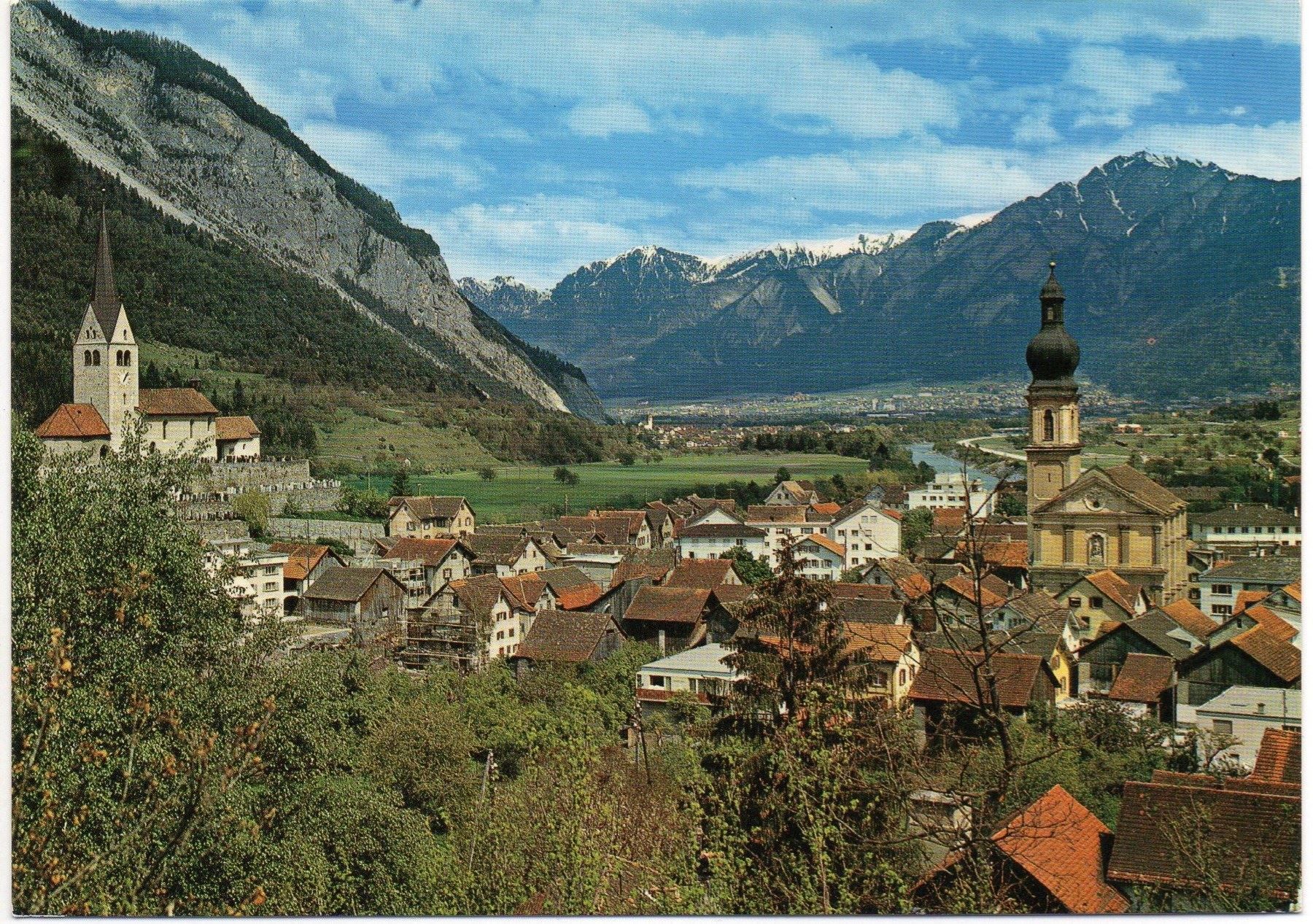 Cartoline postali: DOMAT EMS Blick gegen Chur – Nuovo (secondo la descrizione) da Jona venduto da philajona