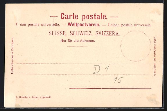 Cartes postales: Weissbad, Blick nach Weissbad, mit Ziege – D'occasion à Berlin par bartko-reher 1