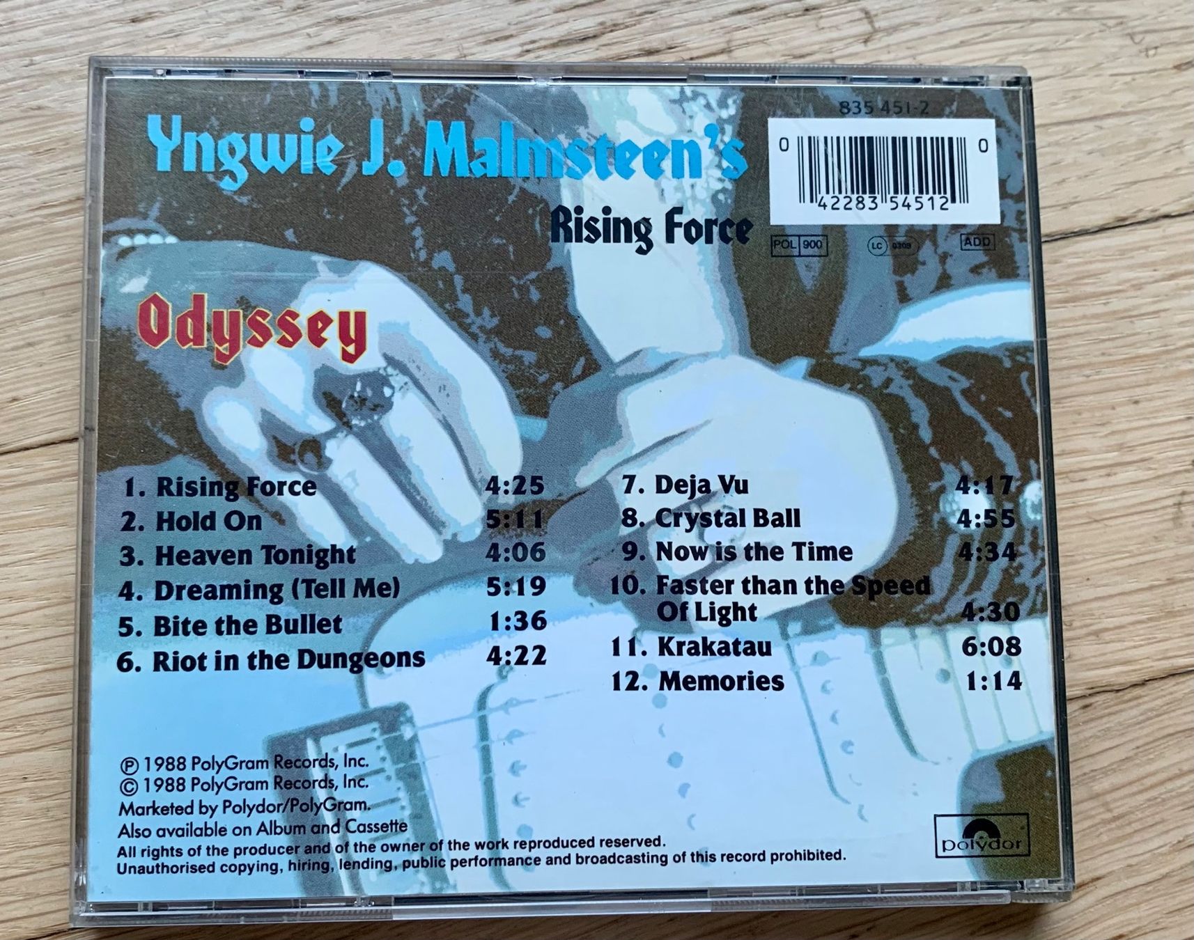 CD: Yngwie Malmsteen odyssey – Usato da Zürich venduto da Fieber 2