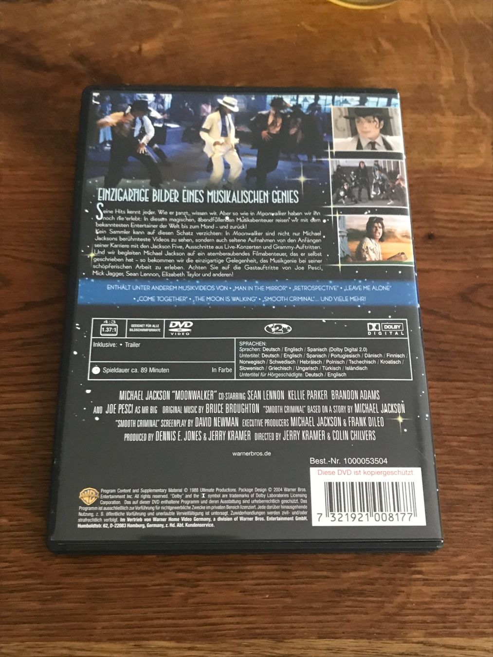 Tous les DVDs: MICHAEL JACKSON - Moonwalker - DVD – D'occasion à Buchs AG par Archie 2