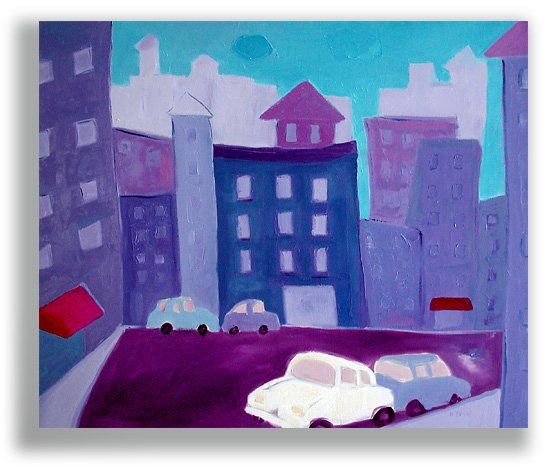 Dipinti: Neo Expressionismus Neal Turner "Place Maubert" Paris – Usato da Dübendorf venduto da ArtExpression