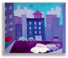 Neo Expressionismus Neal Turner "Place Maubert" Paris