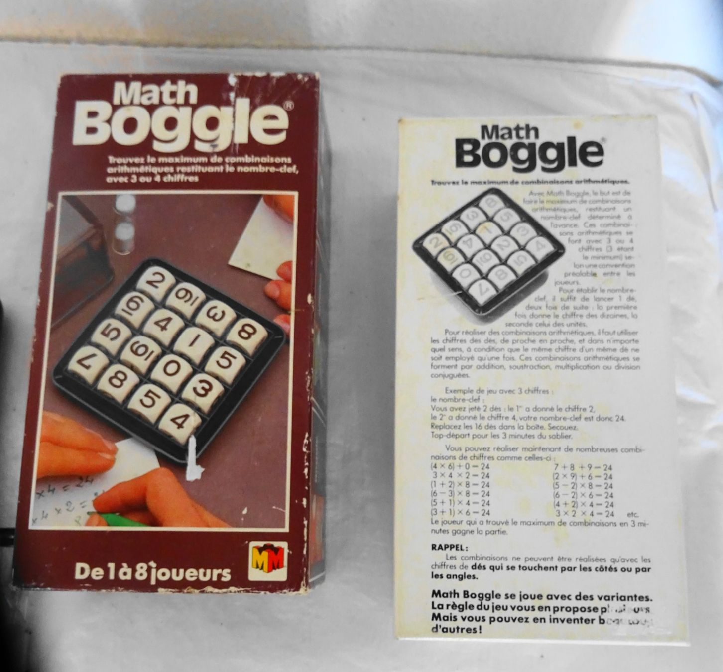 Math Boggle - Das Original Denkspiel für Knobelfreunde 1978 (Gebraucht ...