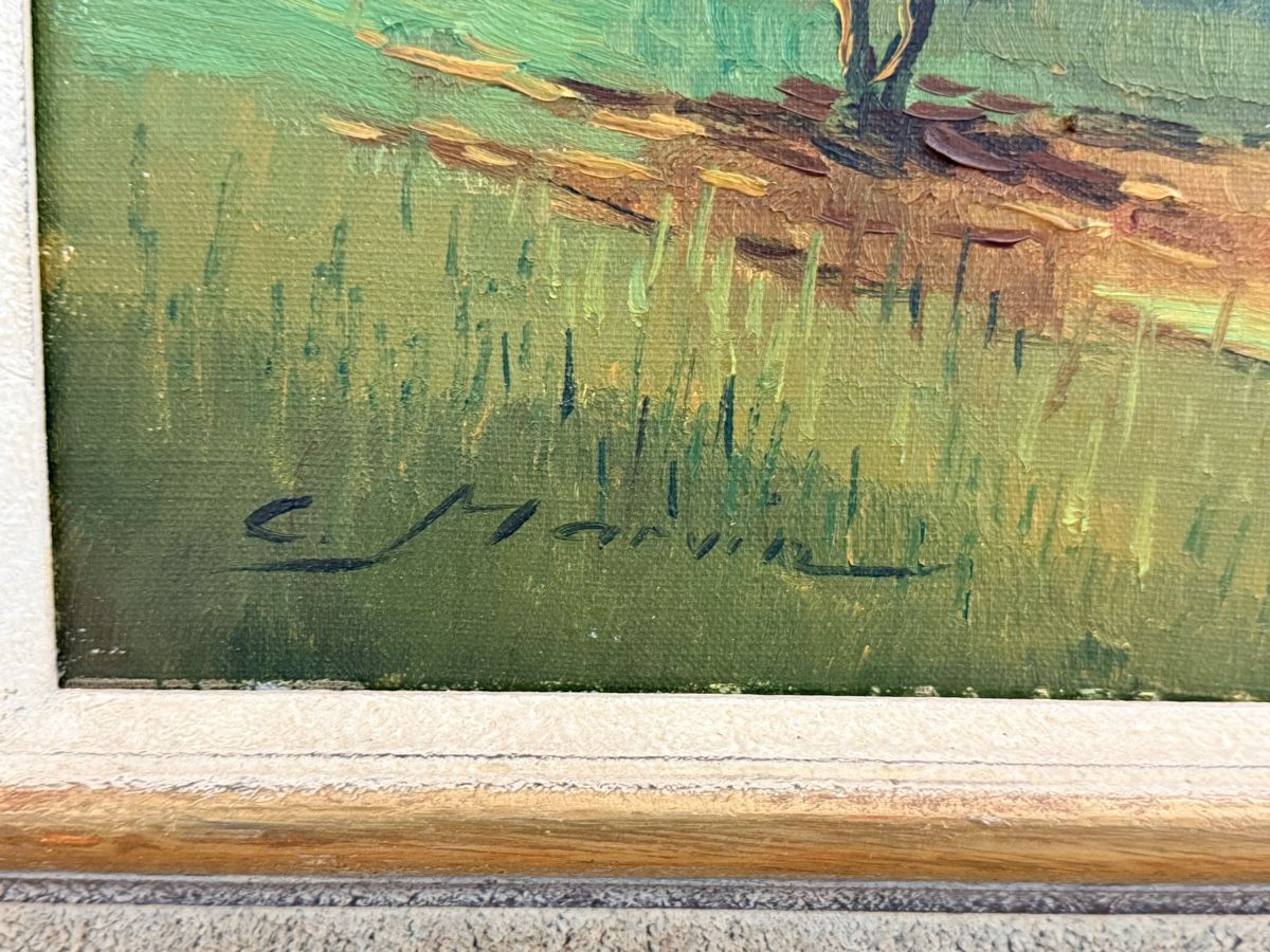 Gemälde: C. Marvin - Ölgemälde - Landschaft – Gebraucht aus Solothurn von NUVICO 6