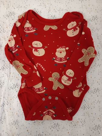 Weihnachts-Baby-Body C&A Gr. 74
