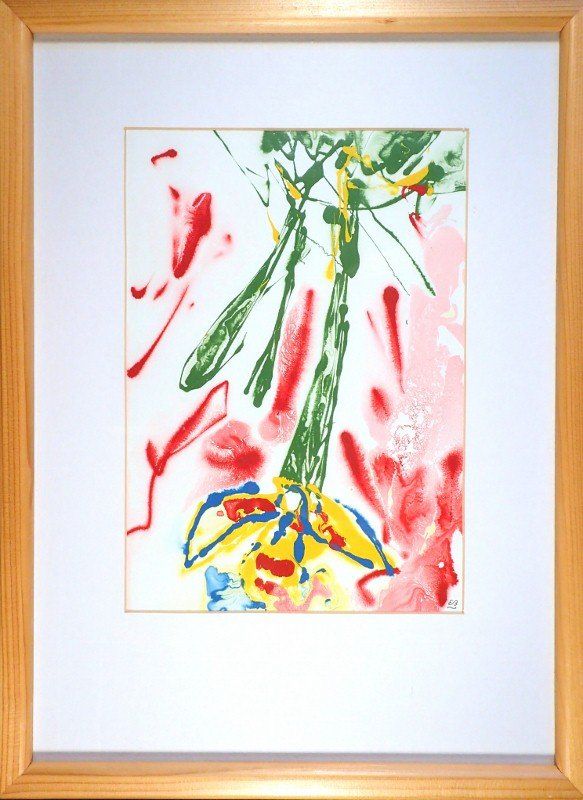 Gemälde: Informel Gemälde: Hängeblume – Gebraucht aus Fribourg von erw_68dx
