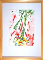 Informel Gemälde: Hängeblume