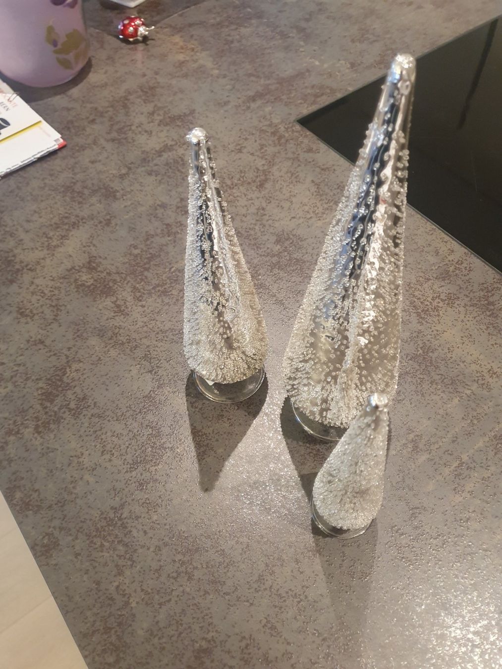 Tutte le decorazioni: 3 Tannenbäume aus Glas – Usato da Reinach venduto da 3Guggerli 3