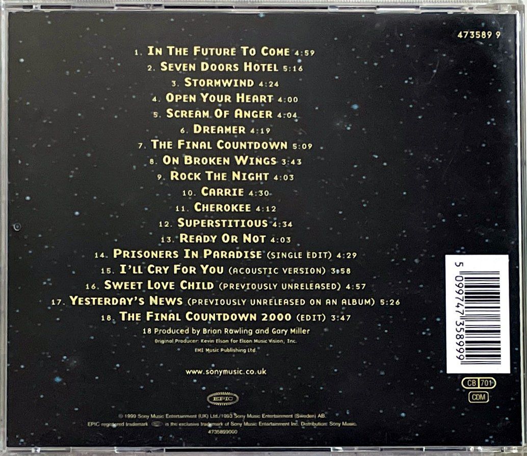 CDs: Europe - 1982 - 2000 – D'occasion à Savagnier par Ne2065 1