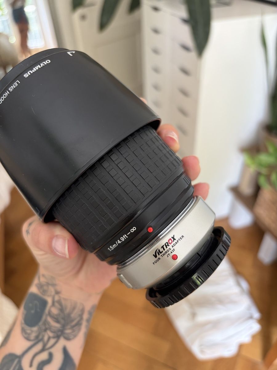 Olympus Objektive: Objektiv 40 - 150mm Olympus mit Adapter für OMD – Gebraucht aus Bern von jas_5f6b 1
