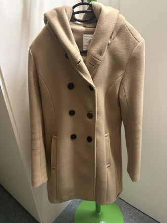 Damen Mantel s.Oliver beige mit Kapuze guter Zustand